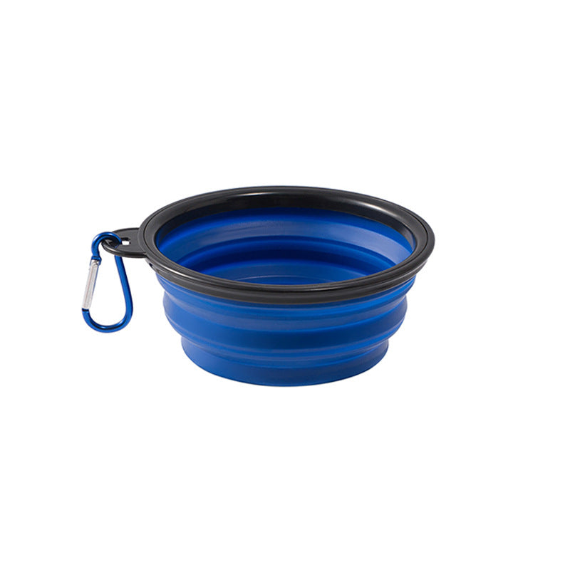 Suprimentos para animais de estimação tigela de comida dois em um tigela de água para cães tigela dobrável de silicone portátil tigela retrátil para viagem ao ar livre